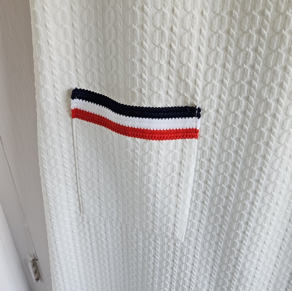 White with stripes retro dress Size XL - Picture 4 of 11